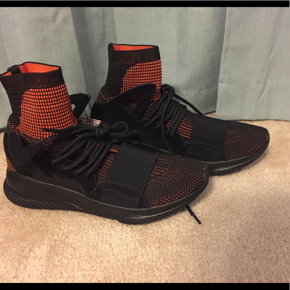 ZARA HIGH TOP SNEAKERS - Picture 4 of 5